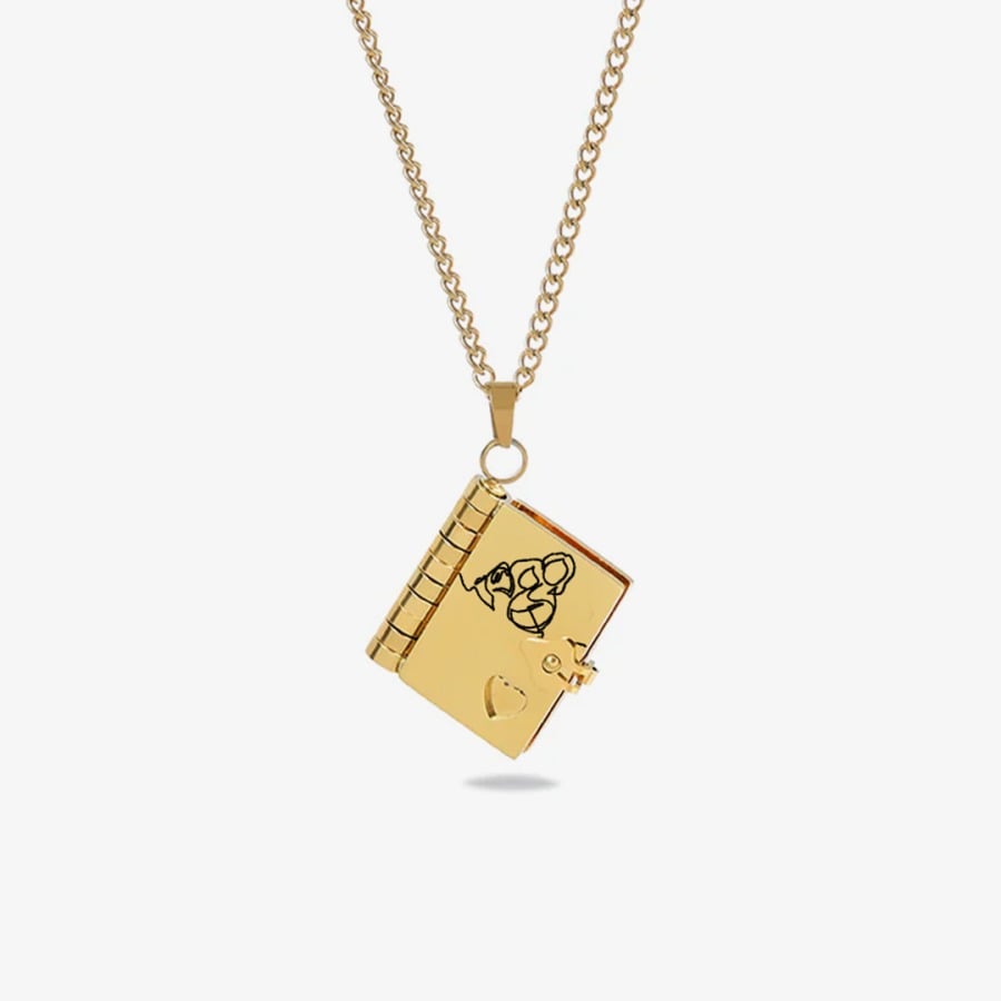 For Granddaughter - The Most Beautiful Christmas Special Chapter Book Necklace