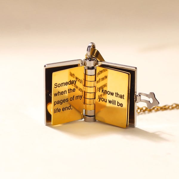 For Granddaughter - The Most Beautiful Christmas Special Chapter Book Necklace