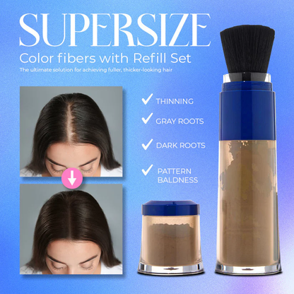 ⭐Supersize Color Fibers with Refill Set⭐